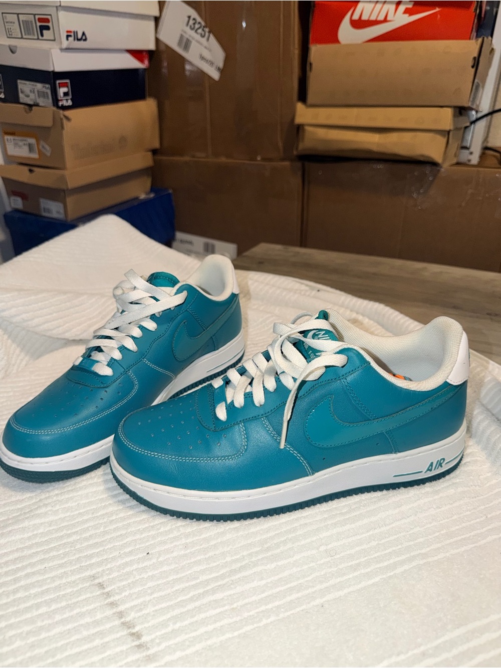 Nike Air Force 1 Low Teal White Men’s 8.5